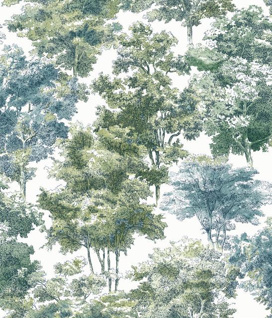 OLD WORLD TREES PEEL & STICK WALLPAPER