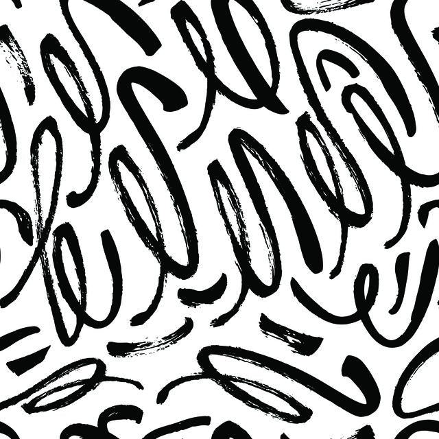 CURLY STROKES PEEL & STICK WALLPAPER