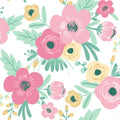 POPPY FLORAL PEEL & STICK WALLPAPER
