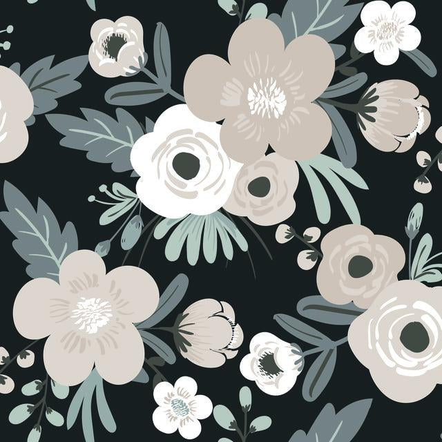 POPPY FLORAL PEEL & STICK WALLPAPER
