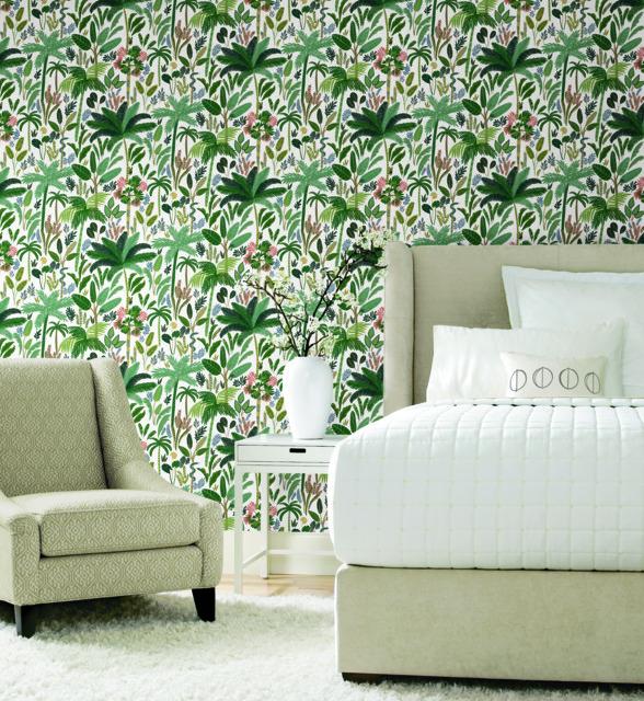 TROPICAL EDEN PEEL & STICK WALLPAPER