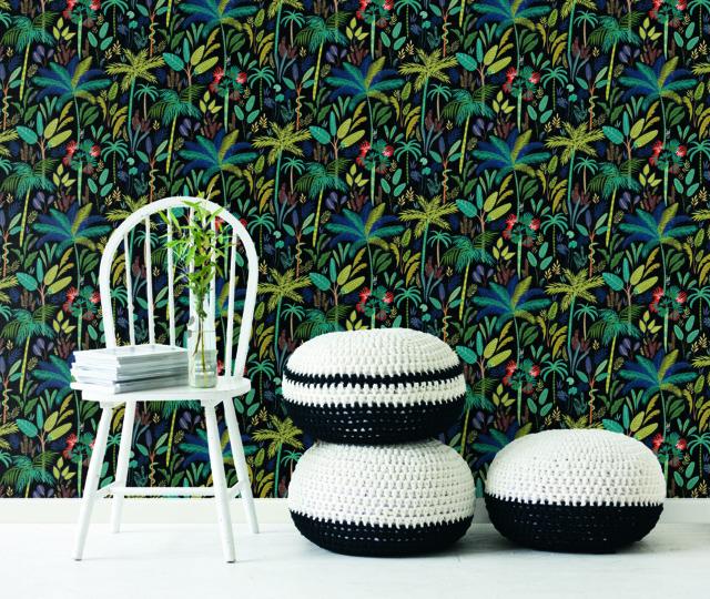 TROPICAL EDEN PEEL & STICK WALLPAPER