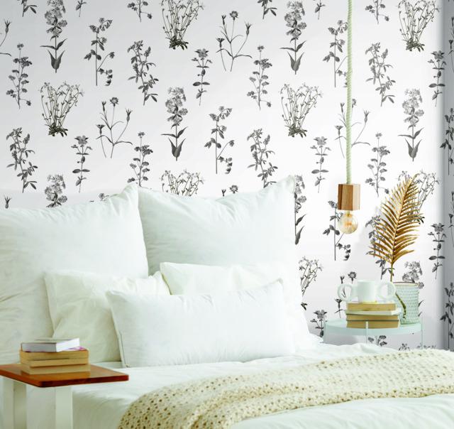 BOTANICAL PRINT PEEL & STICK WALLPAPER