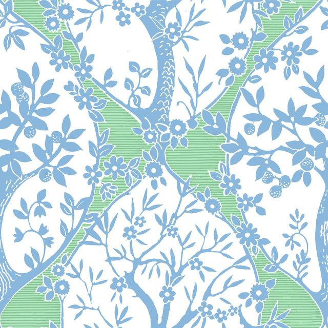 TREE AND VINE OGEE PEEL & STICK WALLPAPER