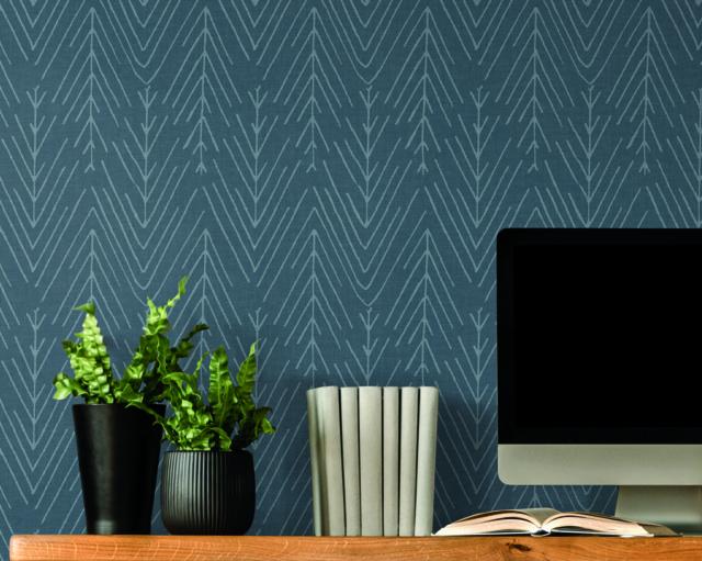 TWIG HYGGE HERRINGBONE PEEL & STICK WALLPAPER