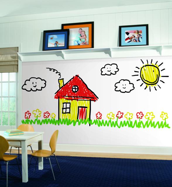 DRY ERASE PEEL & STICK WALLPAPER