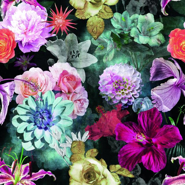 VINTAGE FLORAL BLOOMS PEEL & STICK WALLPAPER