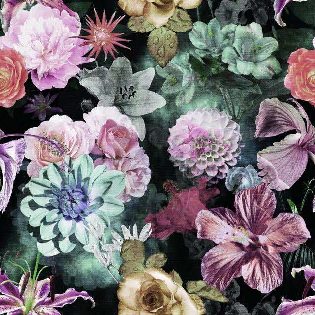 VINTAGE FLORAL BLOOMS PEEL & STICK WALLPAPER