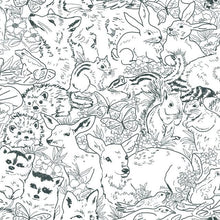 Load image into Gallery viewer, WOODLAND SKETCH PEEL &amp; STICK WALLPAPER