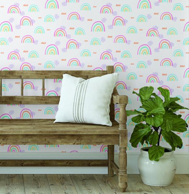 RAINBOW'S END PEEL & STICK WALLPAPER