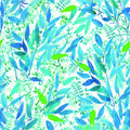 WATERCOLOR LEAVES PEEL & STICK WALLPAPER