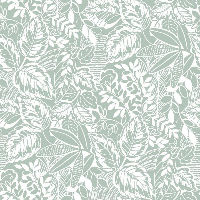VINTAGE BATIK JUNGLE PEEL & STICK WALLPAPER