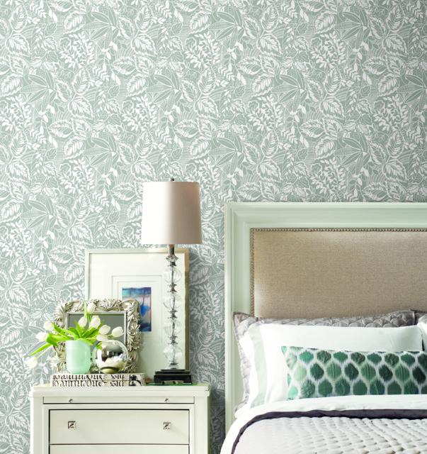 VINTAGE BATIK JUNGLE PEEL & STICK WALLPAPER