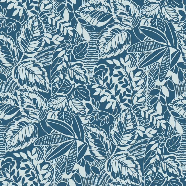 VINTAGE BATIK JUNGLE PEEL & STICK WALLPAPER