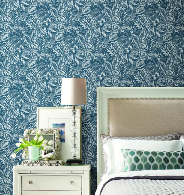 VINTAGE BATIK JUNGLE PEEL & STICK WALLPAPER