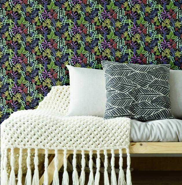 WATERCOLOR TROPICS PEEL & STICK WALLPAPER