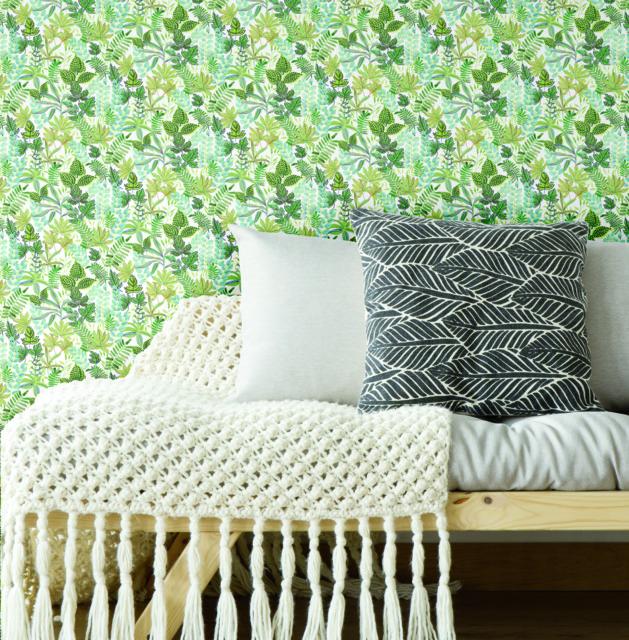 WATERCOLOR TROPICS PEEL & STICK WALLPAPER