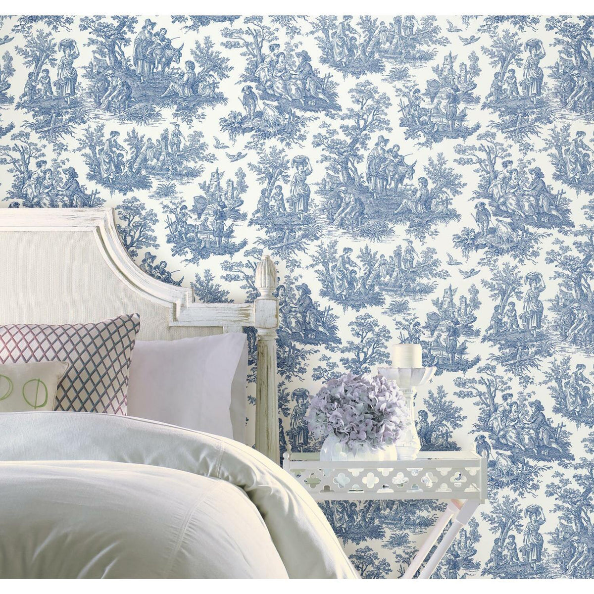 COUNTRY LIFE TOILE PEEL & STICK WALLPAPER