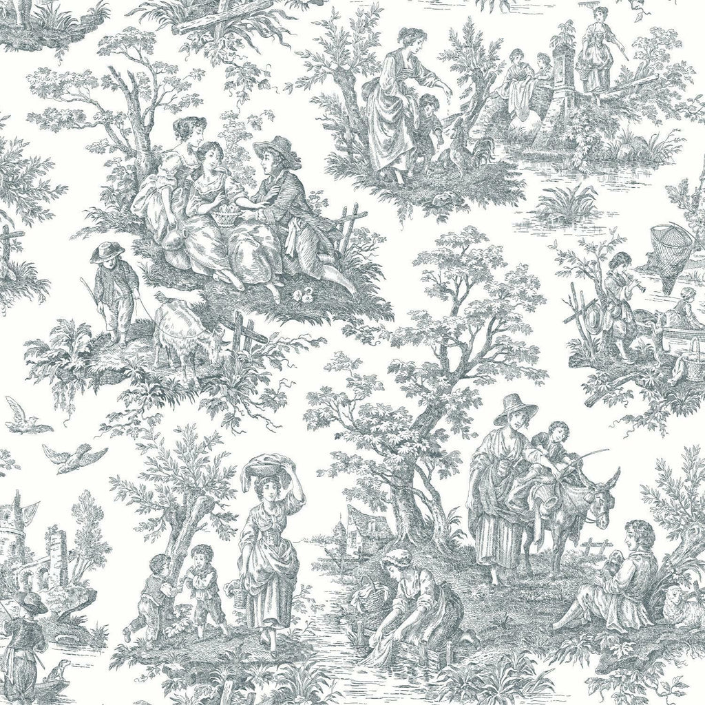 COUNTRY LIFE TOILE PEEL & STICK WALLPAPER