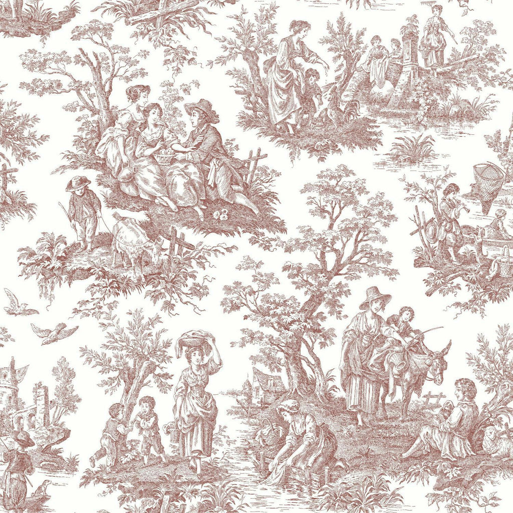 COUNTRY LIFE TOILE PEEL & STICK WALLPAPER