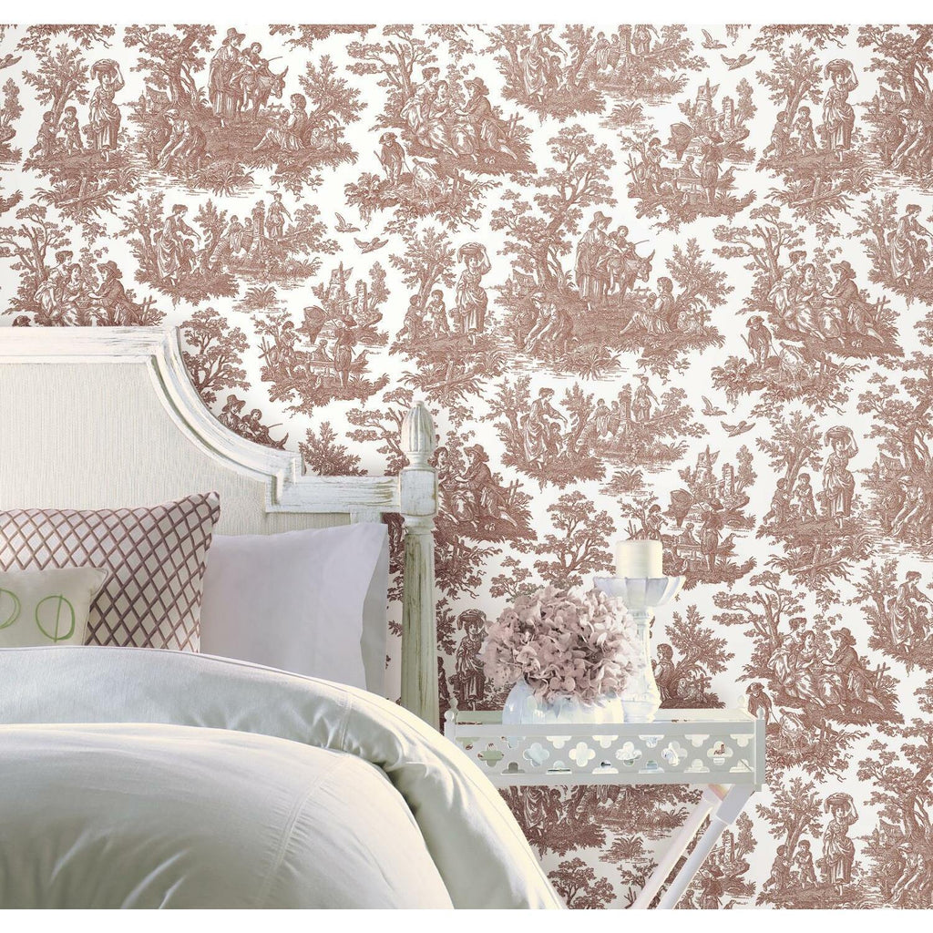 COUNTRY LIFE TOILE PEEL & STICK WALLPAPER