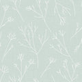 Walls become a backyard garden with Green Twigs Peel and Stick Wallpaper by RoomMates. This pattern, inspired by the natur...