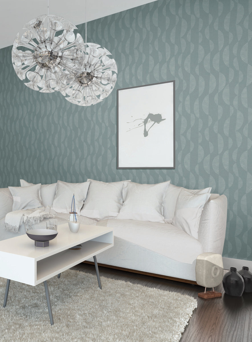 SEYCHELLES WAVE PEEL & STICK WALLPAPER