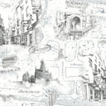 HARRY POTTER MAP PEEL & STICK WALLPAPER