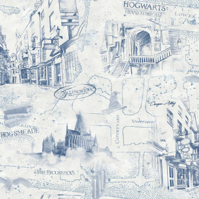 HARRY POTTER MAP PEEL & STICK WALLPAPER