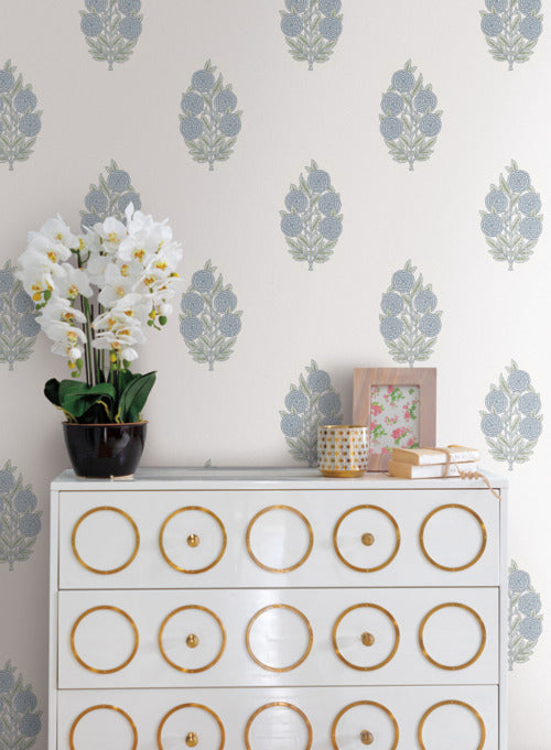 DUTCH FLORAL WALLPAPER