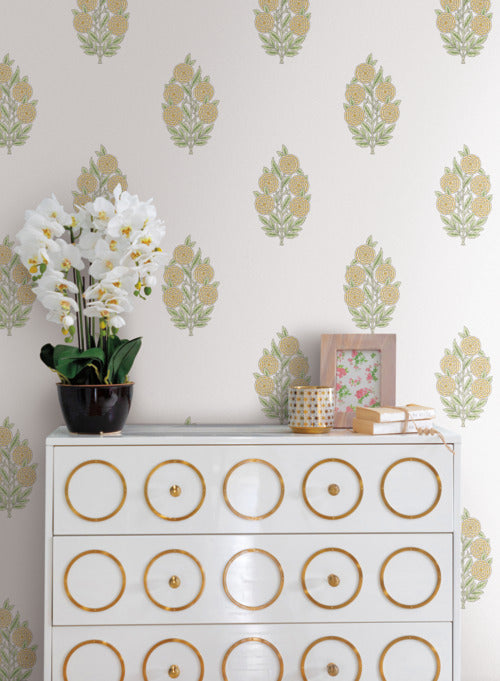 DUTCH FLORAL WALLPAPER