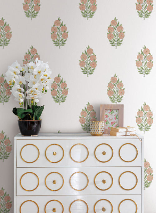 DUTCH FLORAL WALLPAPER