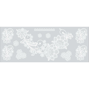 LACE WALL DECALS WITH MIRROR