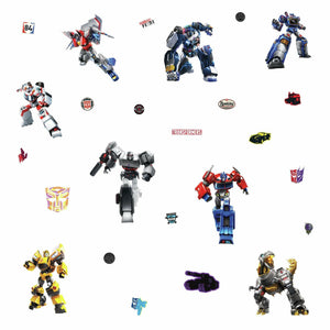 TRANSFORMERS ALL TIME FAVORITES PEEL AND STICK WALL DECALS