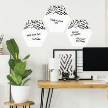 Load image into Gallery viewer, DOODLE DRY ERASE HEXAGON PEEL AND STICK WALL DECALS