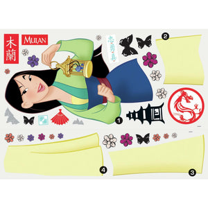 MULAN PEEL AND STICK GIANT WALL DECALS