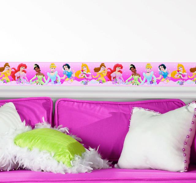 DISNEY PRINCESS DREAM FROM THE HEART PEEL & STICK WALLPAPER BORDER