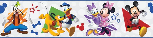 DISNEY MICKEY & FRIENDS PEEL & STICK WALLPAPER BORDER