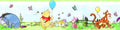 DISNEY WINNIE THE POOH TODDLER PEEL & STICK WALLPAPER BORDER
