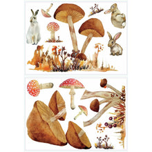 Load image into Gallery viewer, MUSHROOM GIANT PEEL AND STICK WALL DECALS