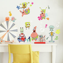 Load image into Gallery viewer, SPONGEBOB CLASSIC PEEL AND STICK WALL DECALS