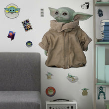 Load image into Gallery viewer, THE MANDALORIAN THE CHILD PEEL AND STICK WALL DECALS