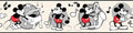 VINTAGE DISNEY MICKEY MOUSE PEEL & STICK WALLPAPER BORDER