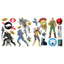 Load image into Gallery viewer, G.I. JOE RETRO PEEL AND STICK WALL DECALS