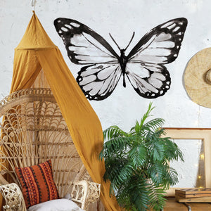 WATERCOLOR BUTTERFLY PEEL AND STICK GIANT WALL DECALS