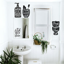 Load image into Gallery viewer, WASH YOUR HANDS SOAP QUOTES PEEL AND STICK WALL DECALS