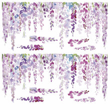 Load image into Gallery viewer, WATERCOLOR WISTERIA PEEL AND STICK GIANT WALL DECALS