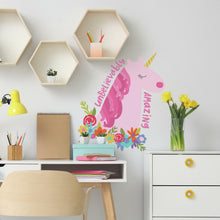 Load image into Gallery viewer, AMAZING UNICORN GIANT PEEL AND STICK WALL DECALS