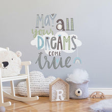 Load image into Gallery viewer, DREAMS COME TRUE PEEL AND STICK WALL DECALS