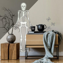 Load image into Gallery viewer, SKELETON GLOW IN THE DARK PEEL AND STICK GIANT WALL DECALS